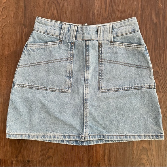 BDG Utility A-Line Denim Mini Skirt - Picture 3 of 5